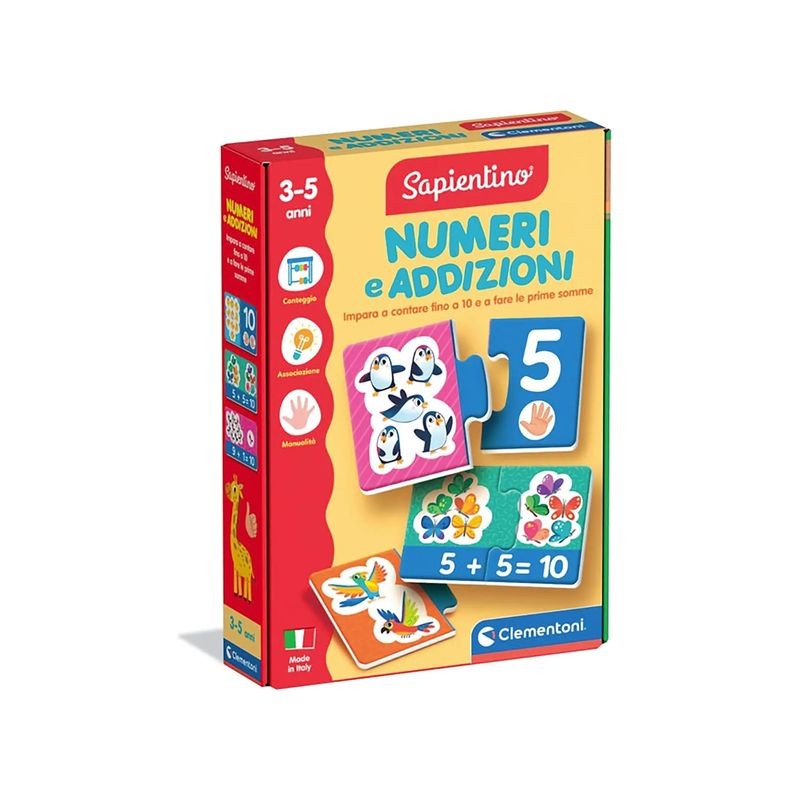 MONTESSORI NUMERI ADDIZIONI 16840 EAN 8005125168408 INGROSSO GIOCHI SAPIENTINO