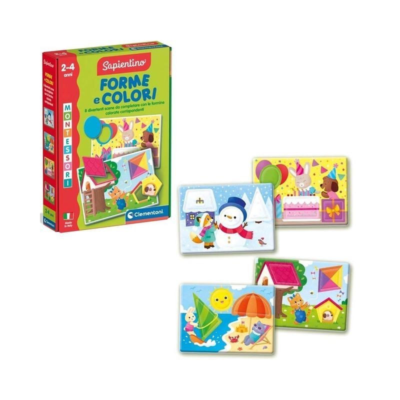 MONTESSORI FORMA e COLORE 16847 EAN 8005125168477 INGROSSO GIOCHI SAPIENTINO