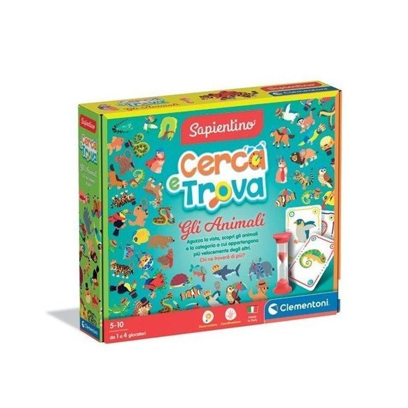 CERCA E TROVA GLI ANIMALI 16700 EAN 8005125167005 INGROSSO GIOCHI SAPIENTINO