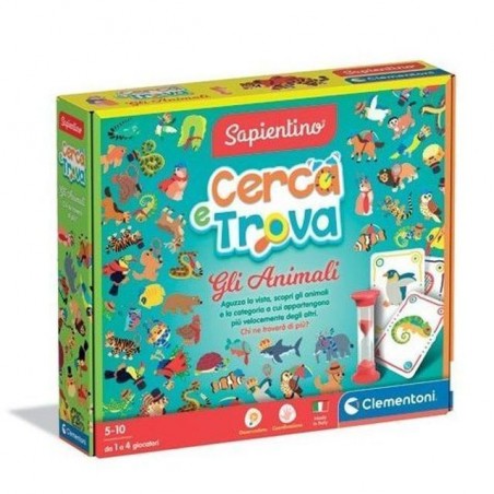 INGROSSO GIOCATTOLI CERCA E TROVA GLI ANIMALI 16700 8005125167005 GIOCHI CLEMENTONI GIOCHI SAPIENTINO