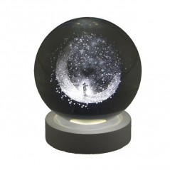 SFERA D80MM FUT. STEL. B. BIA. ILL. USB EAN 8059916194930 INGROSSO BOMBONIERE