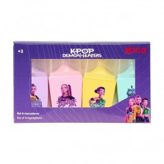 EVIDENZIATORE K-POP DEMON HUNTERS 4PZ EAN 8412688654574 INGROSSO EVIDENZIATORI