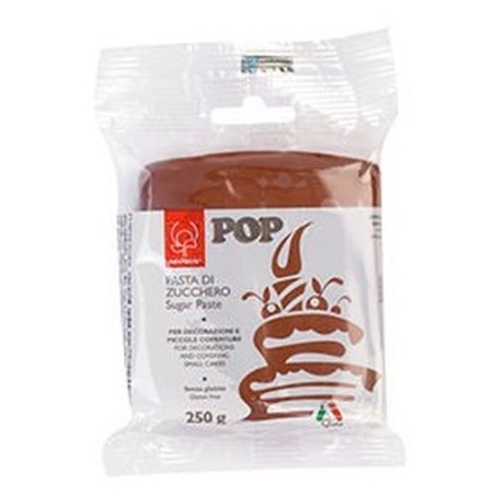 INGROSSO PASTA DI ZUCCHERO POP 250GR MARRONE