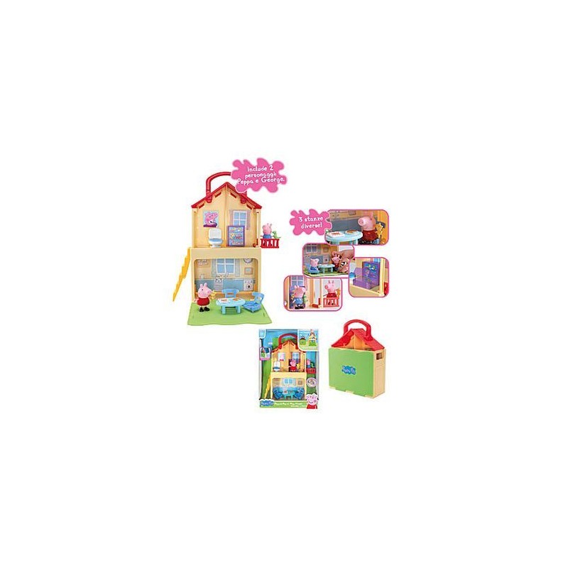 PEPPA PIG CASA POP AND PLAY EAN 8056379102045 INGROSSO PLAYSET PERSONAGGI CARTOON