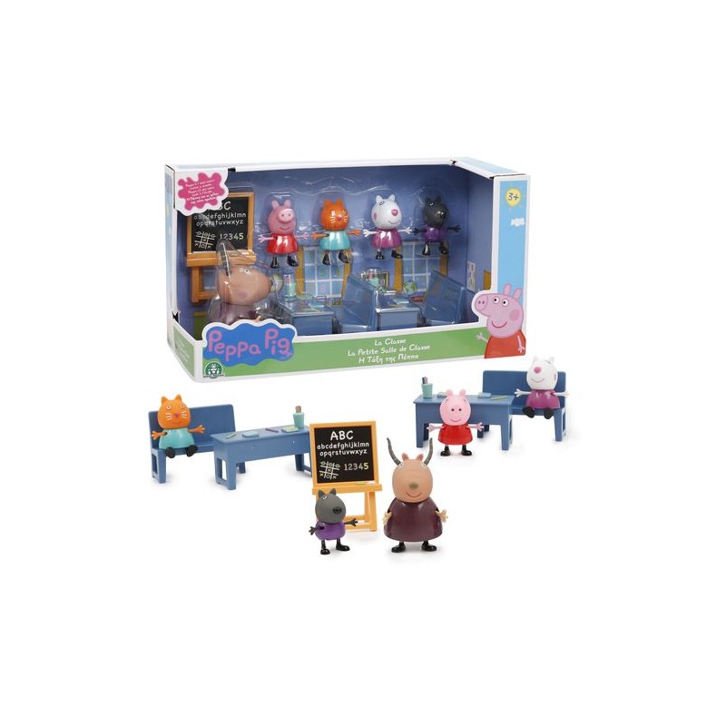 PEPPA PIG LA CLASSE 28X15.5X12CM 3+ANNI EAN 8056379014348 INGROSSO PERSONAGGI CARTOON E DISNEY