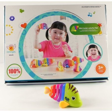 INGROSSO PESCE MOLLA 12CM MULTICOLOR 14