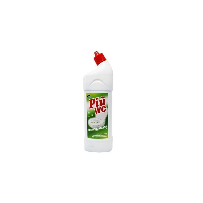 PIU' WC 750ML DISINCROSTANTE VERDE EAN 8012442001622 INGROSSO DETERSIVI