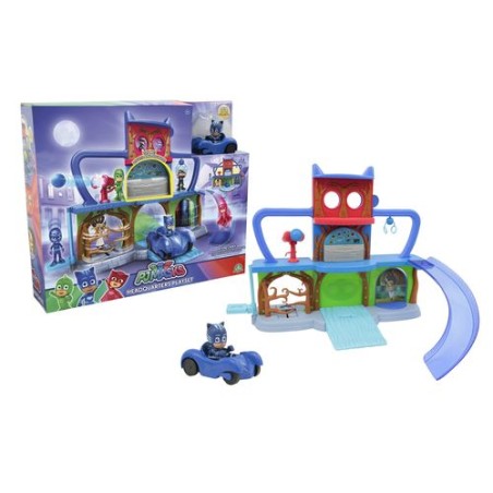 INGROSSO PJ MASKS PLAYSET QUARTIER GENERALE +3A C/LUCI E SUO