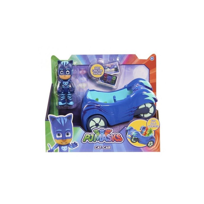 PJ MASKS VEICOLI 3ASS. 18X10X21.5CM +3A PERSONAGGI H.8CM - GIOCHI PREZIOSI EAN 8056379027423 INGROSSO MODELLINI AUTO
