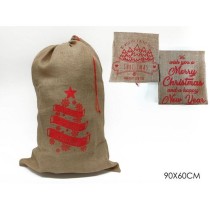 INGROSSO SACCO NATALIZIO IUTA 90X60CM 3ASS