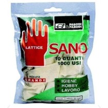 INGROSSO SANO LATTICE 10 GUANTI M