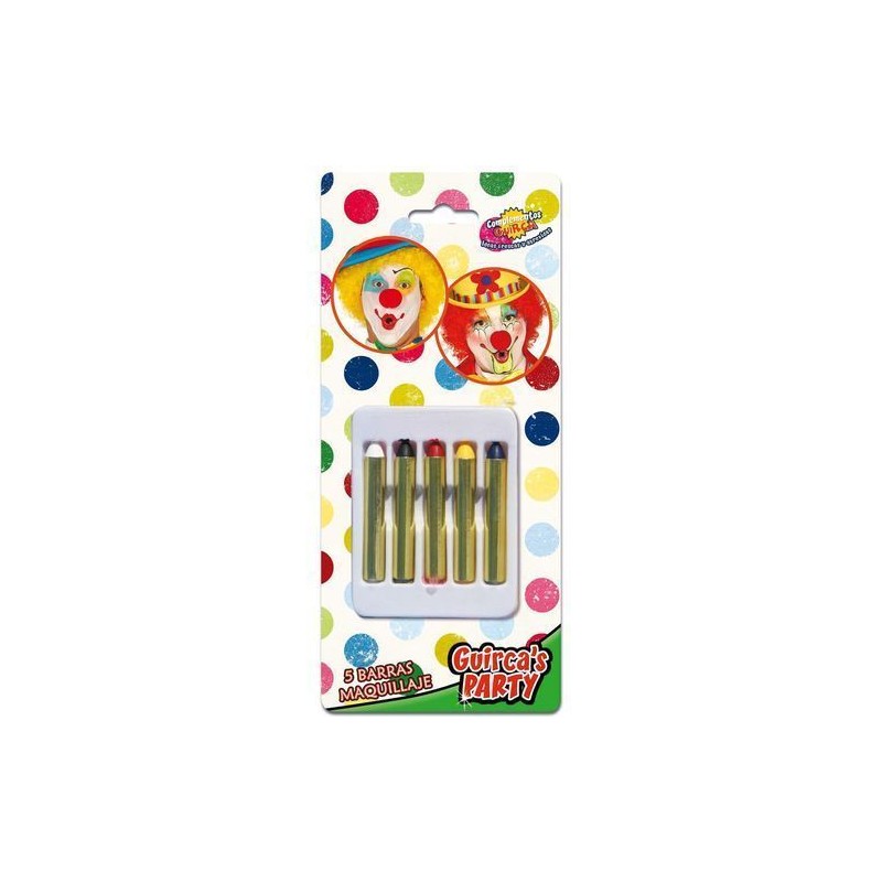 SCATOLA: 5 TRUCCHI STICK ASS. EAN 8434077153956 INGROSSO TRUCCHI DI CARNEVALE