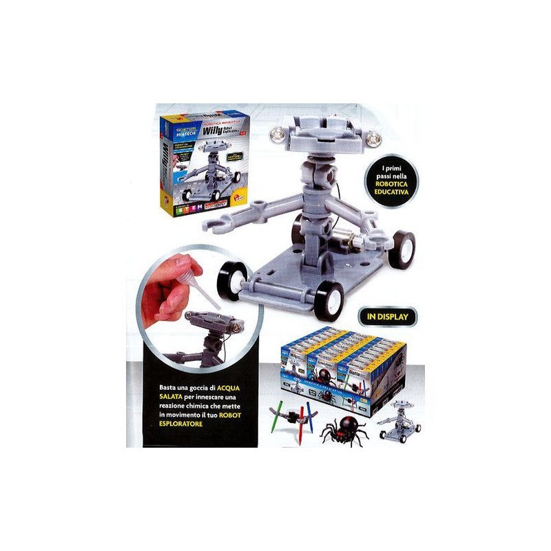 SCIENZA HI-TECH PRIMI ROBOT 18X21,5X5CM DA ASSEMBLARE C/INGRANAGGI E ISTRUZIONI EAN  INGROSSO SCIENZA E GIOCO LISCIANI