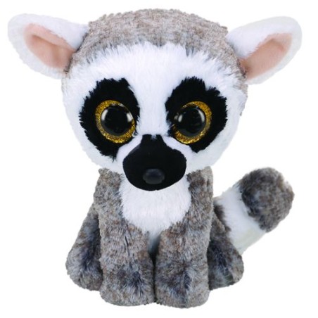 BEANIE BOOS 15CM LINUS LEMURE EAN  INGROSSO PELUCHE OCCHIONI TY