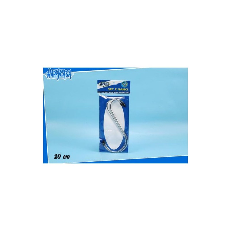 SET 2 GANCI S GRANDI EAN 8015361259693 INGROSSO VITI E CHIODI