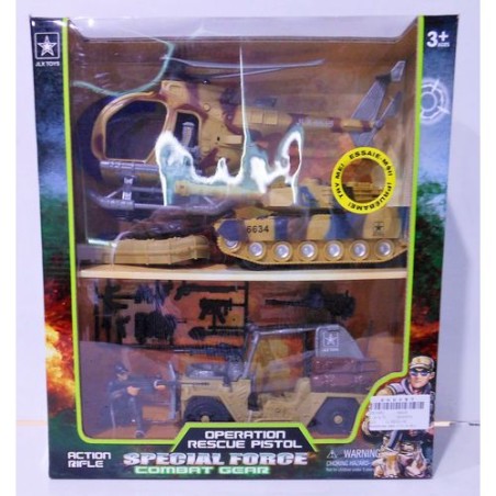 INGROSSO SET MILITARI 3 MEZZI