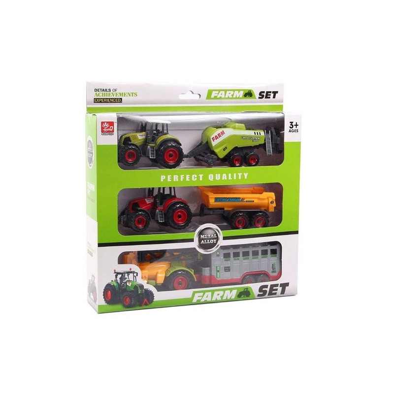 SET TRATTORE CON RIMORCHI EAN 8007632269494 INGROSSO MODELLINI AUTO