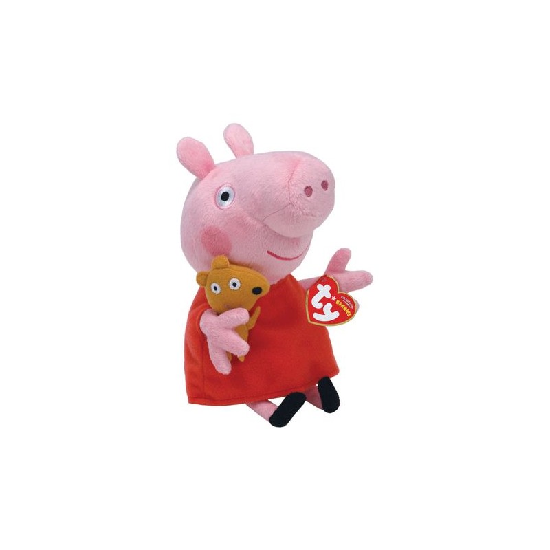 BEANIE PEPPA PIG 20CM EAN 0008421461288 INGROSSO PELUCHE MORBIDOSI