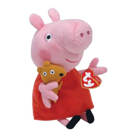 BEANIE PEPPA PIG 20CM EAN 0008421461288 INGROSSO PELUCHE MORBIDOSI