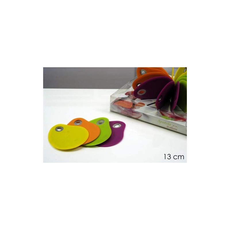 SPATOLINA IN SILICONE ASS. EAN 8015361704209 INGROSSO UTENSILI PER DESIGN DOLCI