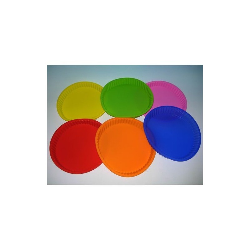 STAMPO CROSTATA SILCONE 26.5X3 EAN 8054408007811 INGROSSO FORMINE E STAMPINI PER DOLCI