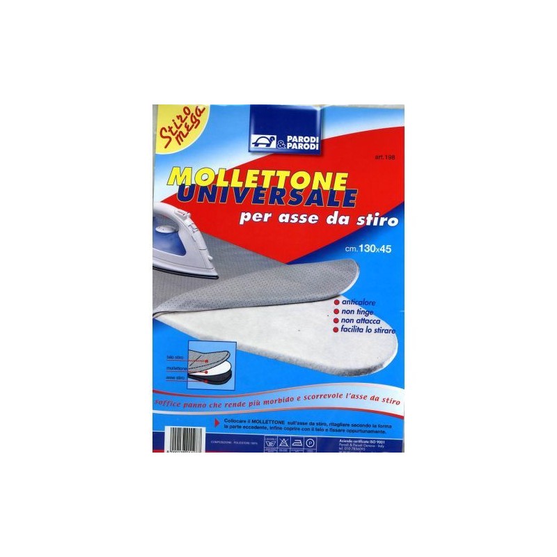 STIROMEGA MOLLETTONE EAN 8000138011987 INGROSSO STENDINI E ASSI DA STIRO