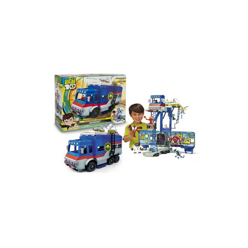 BEN10 VEICOLO RUSTBUCKET TRASFORMABILE 28X18X43CM - GIOCHI PREZIOSI +4ANNI EAN 8056379027119 INGROSSO GIOCATTOLI IN SCATOLA