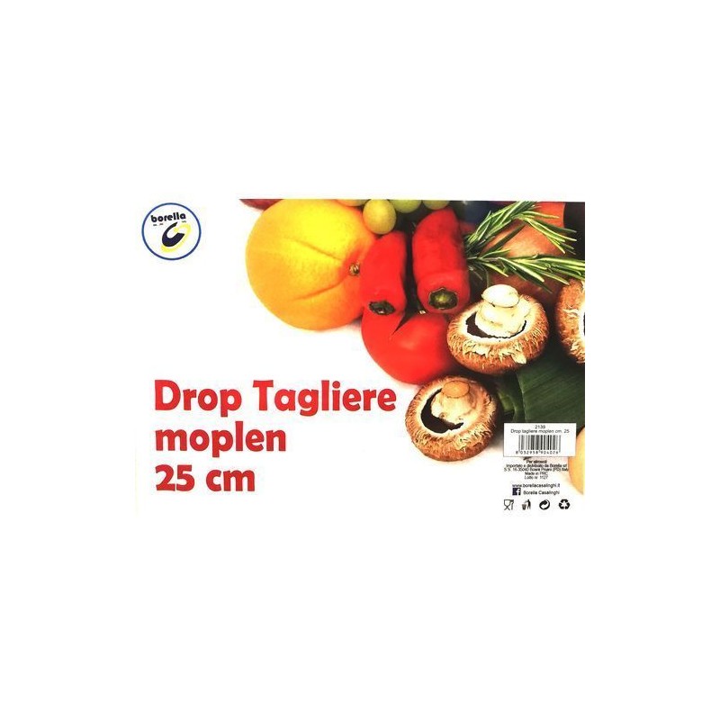 TAGLIERE MOPLEN CM.25 DROP EAN 8032958904026 INGROSSO ACCESSORI CUCINA