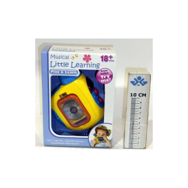 TELECAMERA LUCI E SUONI 12.5X5.5X17CM EAN 4894103983744 INGROSSO GIOCHI PRIMA INFANZIA