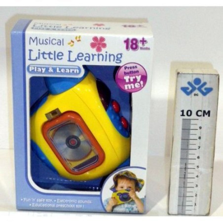 TELECAMERA LUCI E SUONI 12.5X5.5X17CM EAN 4894103983744 INGROSSO GIOCHI PRIMA INFANZIA