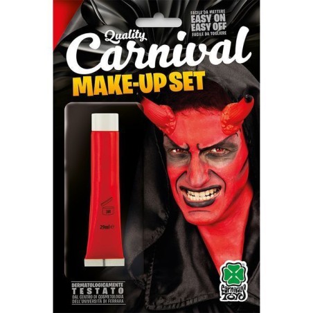 TUBETTO FONDOTINTA ROSSO ML.28,3 CA. IN BLISTER EAN  INGROSSO TRUCCHI DI CARNEVALE