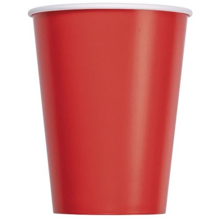 INGROSSO BICCHIERI CC.250 10PZ ROSSO