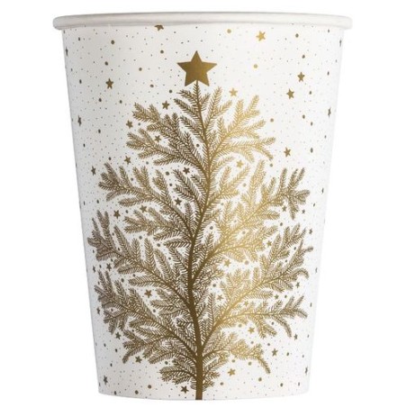 INGROSSO BICCHIERI CC.250 PZ.10 GOLDEN TREE
