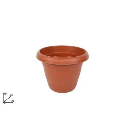 INGROSSO VASO PIANTA PLASTICA 25CM ART.N 3