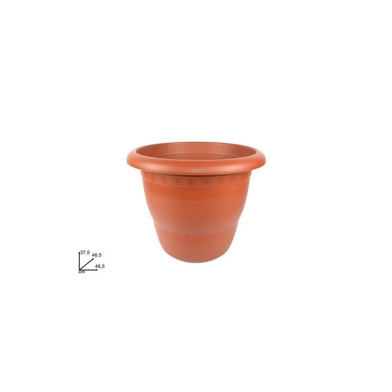 VASO PIANTA PLASTICA 46.5CM ART.N 8 EAN 8034048383162 INGROSSO VASI E ARTICOLI DA GIARDINO