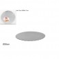 VASSOIO DOLCI TONDO CARTONE CM28 SILVER EAN 8034048436899 INGROSSO VASSOI E DISCHI