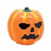 INGROSSO ZUCCA CATTIVA PLASTICA C/LUCE 18CM