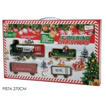 INGROSSO TRENO NATALIZIO B/O LUC