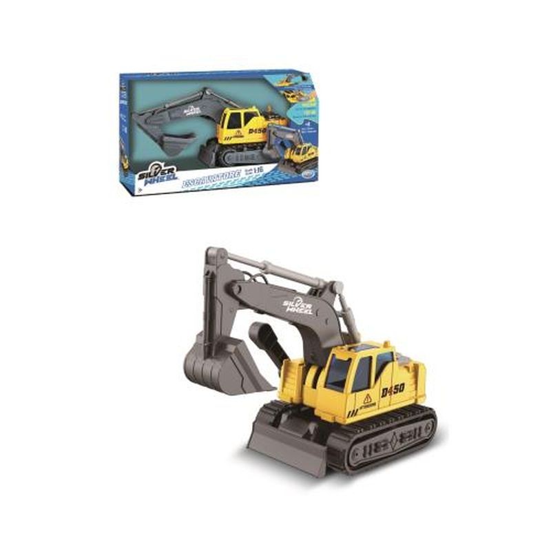 SILVER WHEEL - ESCAVATORE A FRIZ. 1:16 EAN 8017293411903 INGROSSO MODELLINI AUTO