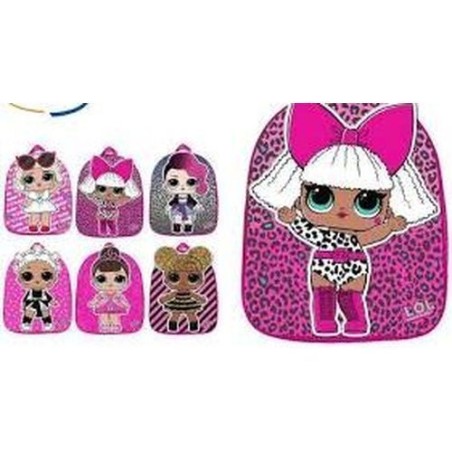 ACC. SCUOLA ZAINO OVALE 31CM LOL EAN 5201912013132 INGROSSO ZAINI SCUOLA