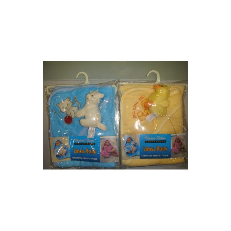 ACCAPPATOIO BAV.SPUGNA + PELUCHE EAN 8033765590310 INGROSSO ACCESSORI PRIMA INFANZIA