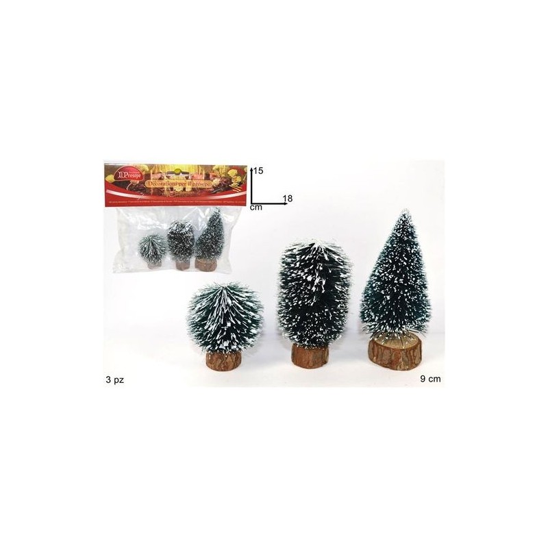 ALBERO 3PZ ASS. ART.MIK16(JT046) EAN 8027501294600 INGROSSO ALBERI DI NATALE