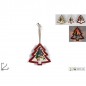 ALBERO LEGNO APPENDINO C/LUCE 3COL. 12CM ART.BMS-77C/TREE EAN 8033113967023 INGROSSO ALBERI DI NATALE