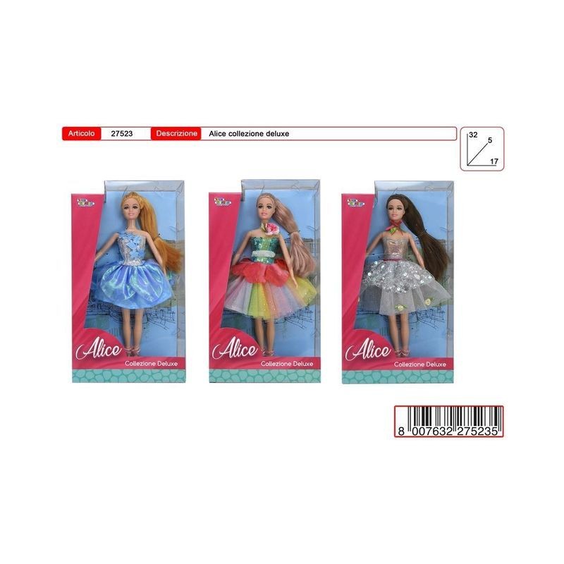 ALICE DELUXE INCANTO EAN  INGROSSO BAMBOLE ECONOMICHE