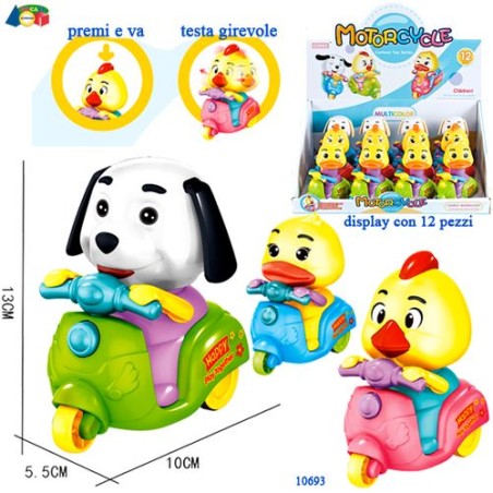 ANIMALI C/VESPA PREMI E VA EAN  INGROSSO MODELLINI AUTO