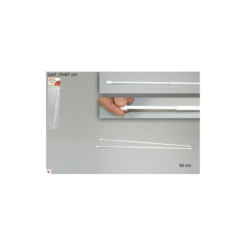 ASTA PER TENDA MOLLA 50 CM EAN 8034048116005 INGROSSO VITI E CHIODI