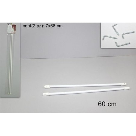 INGROSSO ASTE PER TENDA PLASTIFICATA TONDA 60CM