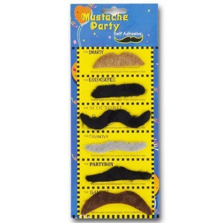 BAFFI ASS. 6PZ IN BLISTER EAN 8004761050115 INGROSSO ACCESSORI PARTY