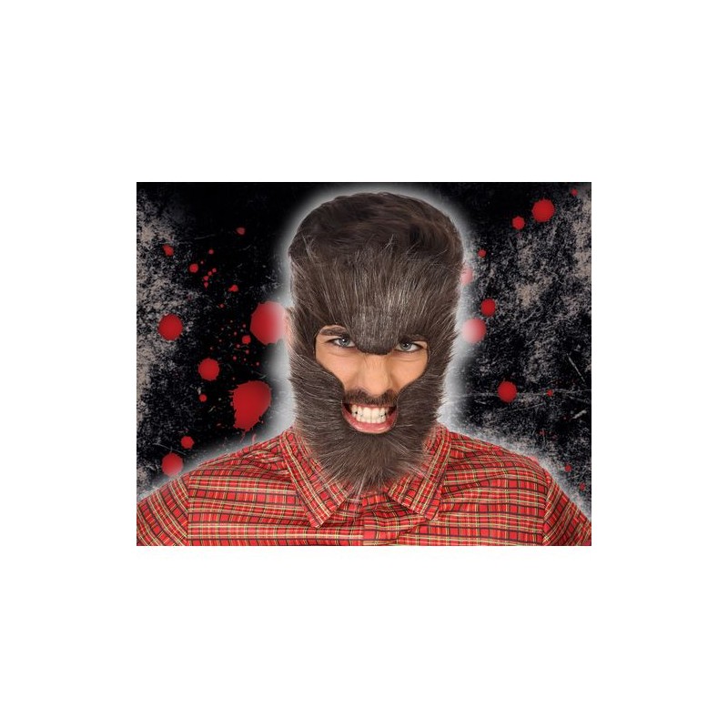 BARBA LICANTROPO EAN 8422259574163 INGROSSO PARRUCCHE E BARBE DI CARNEVALE