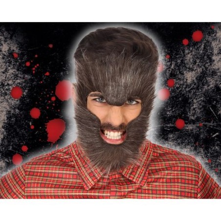 BARBA LICANTROPO EAN 8422259574163 INGROSSO PARRUCCHE E BARBE DI CARNEVALE